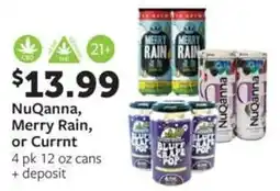 Fareway NuQanna, Merry Rain, or Currnt offer