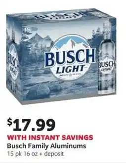 Fareway Busch Family Aluminums offer