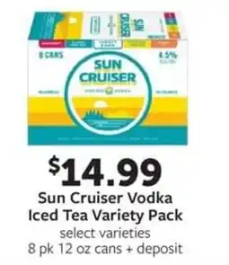 Fareway Sun Cruiser Vodka Iced Tea offer