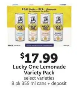 Fareway Lucky One Lemonade offer