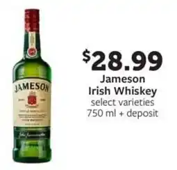 Fareway Jameson Irish Whiskey offer
