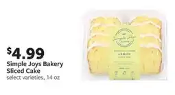 Fareway Simple Joys Bakery Sliced Cake offer