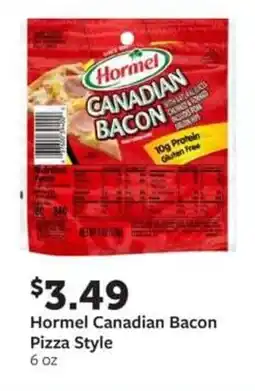 Fareway Hormel Canadian Bacon Pizza Style offer