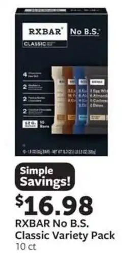 Fareway RXBAR No B.S. Classic offer
