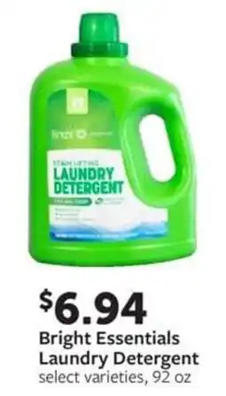 Fareway Bright Essentials Laundry Detergent offer