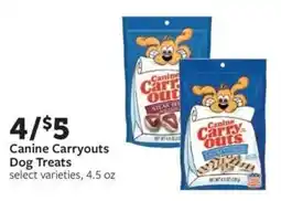 Fareway Canine Carryouts Dog Treats offer