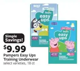 Fareway Pampers Easy Ups Training Underwear offer