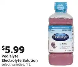Fareway Pedialyte Electrolyte Solution offer