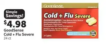 Fareway GoodSense Cold + Flu Severe offer