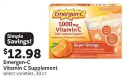 Fareway Emergen-C Vitamin C Supplement offer