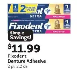 Fareway Fixodent Denture Adhesive offer