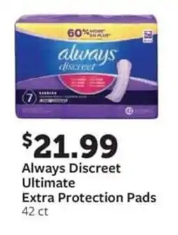 Fareway Always Discreet Ultimate Extra Protection Pads offer