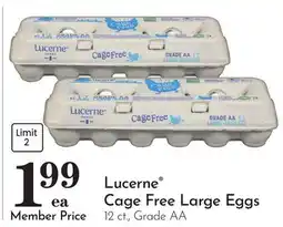 Pavilions Lucerne Cage Free Large Eggs offer