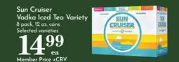 Pavilions Sun Cruiser Vodka Iced Tea Variety offer