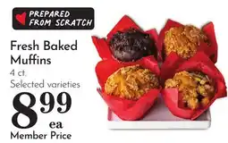 Pavilions Fresh Baked Muffins offer