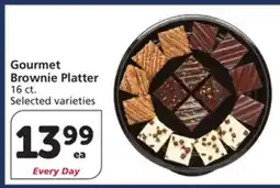 Vons Gourmet Brownie Platter offer