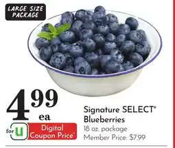Pavilions Signature SELECT Blueberries offer