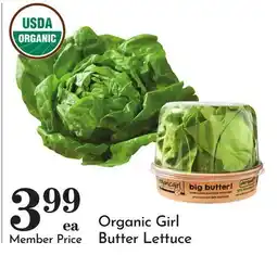 Pavilions Organic Girl Butter Lettuce offer
