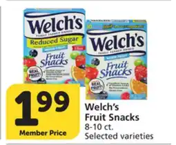 Vons Welch's Fruit Snacks offer