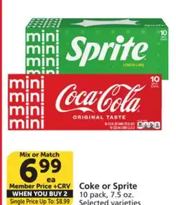 Vons Coke or Sprite offer