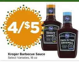 Food 4 Less Kroger Barbecue Sauce offer