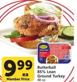 Vons Butterball 85% Lean Ground Turkey offer