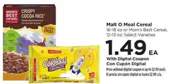 Food 4 Less Malt O Meal Cereal offer