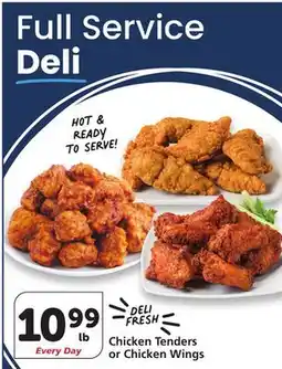 Vons Chicken Tenders or Chicken Wings offer