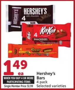 Vons Hershey's Bars offer