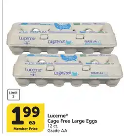 Vons Lucerne Cage Free Large Eggs offer