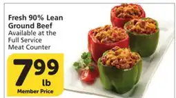 Vons Fresh 90% Lean Ground Beef offer