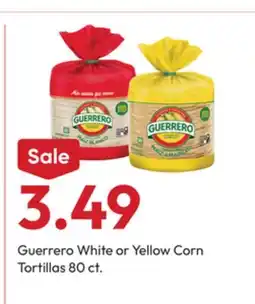 Stater Bros Guerrero White or Yellow Corn Tortillas offer