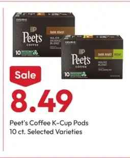 Stater Bros Peet's Coffee K-Cup Pods offer