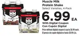 Food 4 Less Muscle Milk Protein Shake offer
