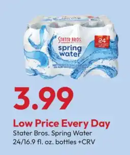 Stater Bros Stater Bros. Spring Water offer