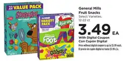Food 4 Less General Mills Fruit Snacks offer