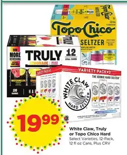 Food 4 Less White Claw, Truly or Topo Chico Hard offer