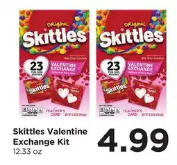 Food 4 Less Skittles Valentine Exchange Kit offer