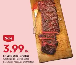 Stater Bros St. Louis Style Pork Ribs offer