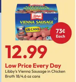Stater Bros Libby's Vienna Sausage in Chicken Broth offer