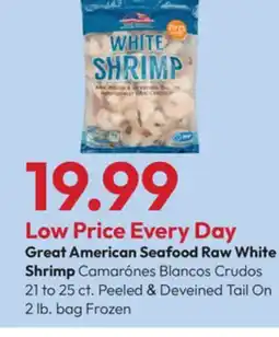 Stater Bros Great American Seafood Raw White Shrimp offer