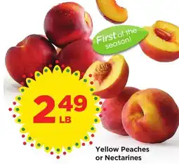 Food 4 Less Yellow Peaches or Nectarines offer