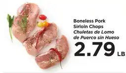 Food 4 Less Boneless Pork Sirloin Chops offer