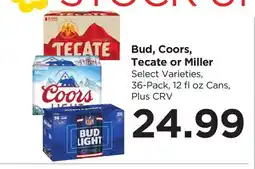 Food 4 Less Bud, Coors, Tecate or Miller offer