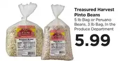 Food 4 Less Treasured Harvest Pinto Beans 5 lb Bag or Peruano Beans, 3 lb Bag offer