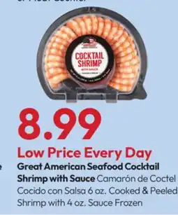 Stater Bros Great American Seafood Cocktail Shrimp with Sauce offer