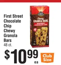 Smart & Final First Street Chocolate Chip Chewy Granola Bars offer