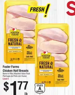 Smart & Final Foster Farms Chicken Half Breasts offer