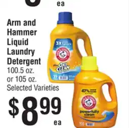 Smart & Final Arm and Hammer Liquid Laundry Detergent offer