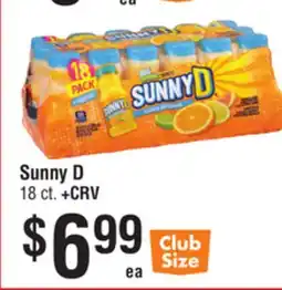 Smart & Final Sunny D offer